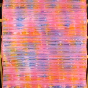 Art Quilt Abstract Martian Sunset Rhinestones